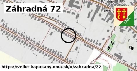 Záhradná 72, Veľké Kapušany