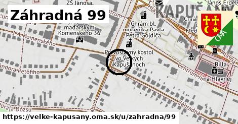 Záhradná 99, Veľké Kapušany