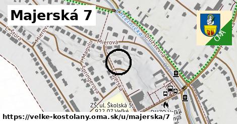 Majerská 7, Veľké Kostoľany