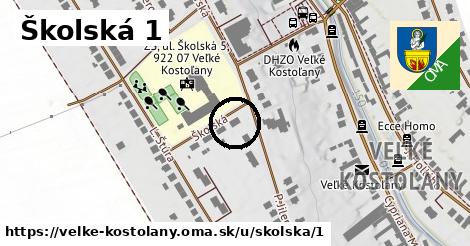 Školská 1, Veľké Kostoľany