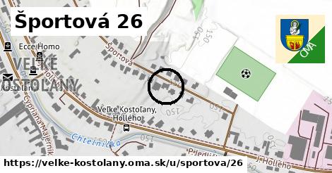 Športová 26, Veľké Kostoľany