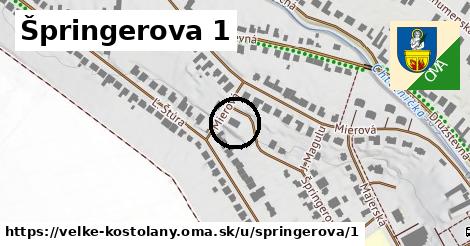 Špringerova 1, Veľké Kostoľany