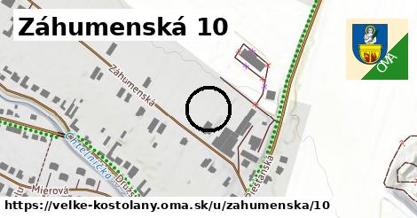 Záhumenská 10, Veľké Kostoľany