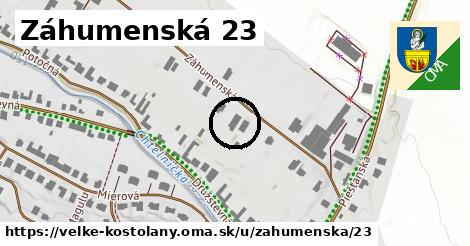 Záhumenská 23, Veľké Kostoľany