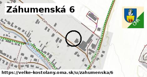 Záhumenská 6, Veľké Kostoľany