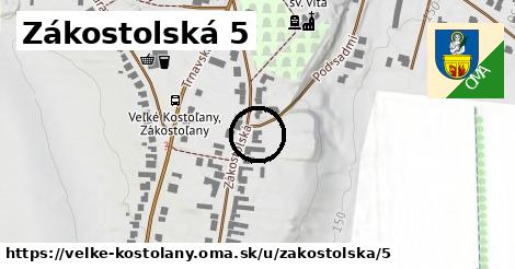 Zákostolská 5, Veľké Kostoľany