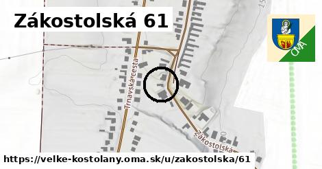 Zákostolská 61, Veľké Kostoľany