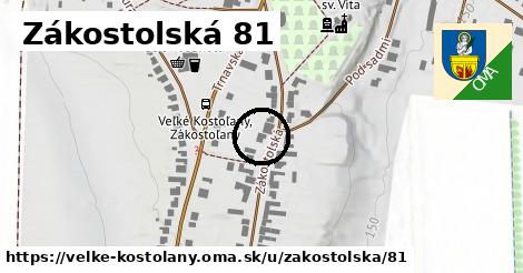 Zákostolská 81, Veľké Kostoľany