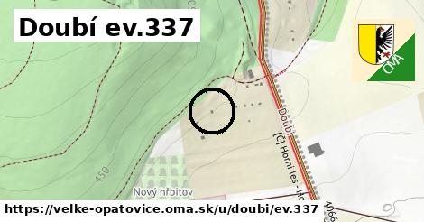 Doubí ev.337, Velké Opatovice