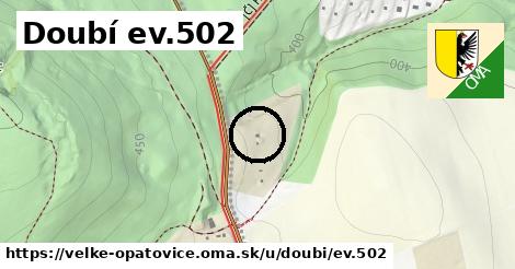 Doubí ev.502, Velké Opatovice