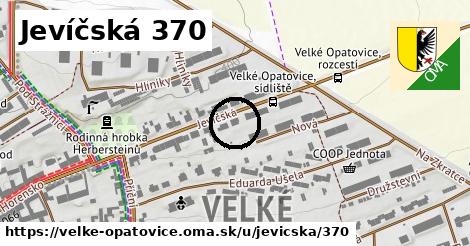 Jevíčská 370, Velké Opatovice