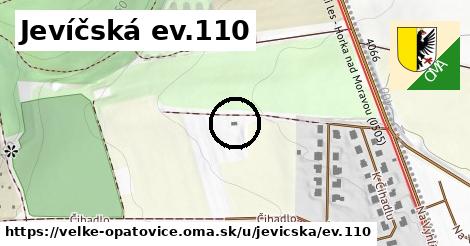 Jevíčská ev.110, Velké Opatovice