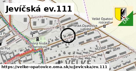 Jevíčská ev.111, Velké Opatovice