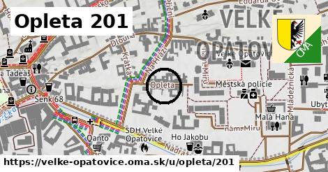 Opleta 201, Velké Opatovice