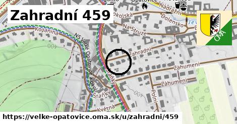 Zahradní 459, Velké Opatovice