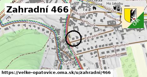 Zahradní 466, Velké Opatovice