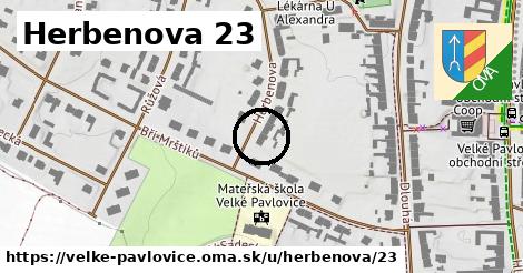 Herbenova 23, Velké Pavlovice