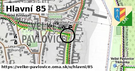 Hlavní 85, Velké Pavlovice