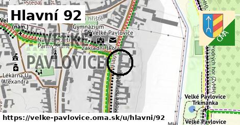 Hlavní 92, Velké Pavlovice