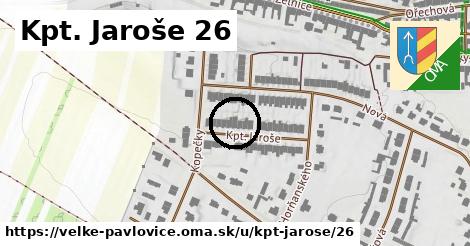 Kpt. Jaroše 26, Velké Pavlovice