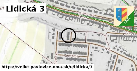 Lidická 3, Velké Pavlovice
