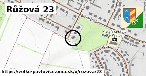 Růžová 23, Velké Pavlovice