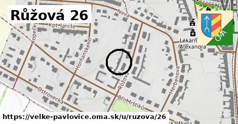 Růžová 26, Velké Pavlovice
