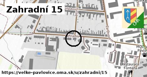 Zahradní 15, Velké Pavlovice