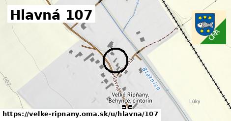 Hlavná 107, Veľké Ripňany