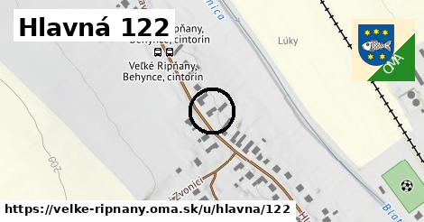 Hlavná 122, Veľké Ripňany