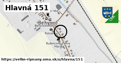 Hlavná 151, Veľké Ripňany