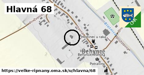 Hlavná 68, Veľké Ripňany