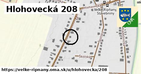 Hlohovecká 208, Veľké Ripňany