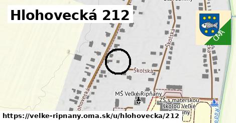 Hlohovecká 212, Veľké Ripňany