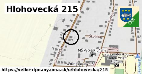 Hlohovecká 215, Veľké Ripňany