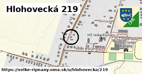 Hlohovecká 219, Veľké Ripňany