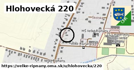 Hlohovecká 220, Veľké Ripňany