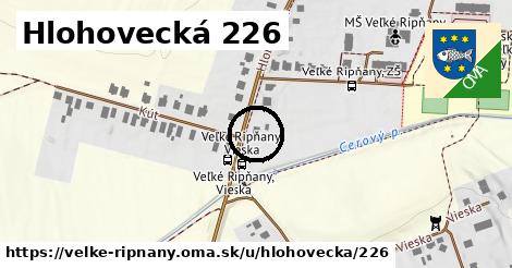 Hlohovecká 226, Veľké Ripňany