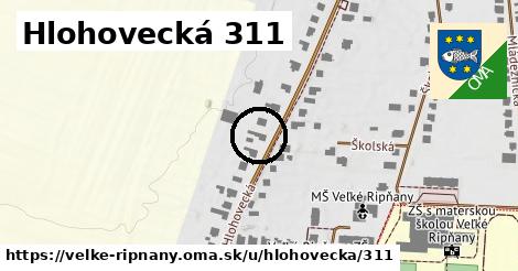 Hlohovecká 311, Veľké Ripňany