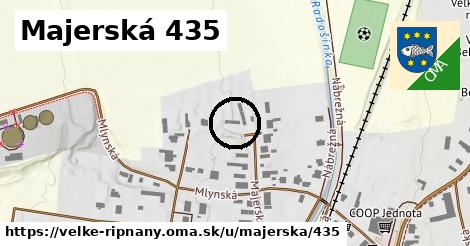 Majerská 435, Veľké Ripňany