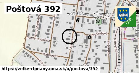 Poštová 392, Veľké Ripňany