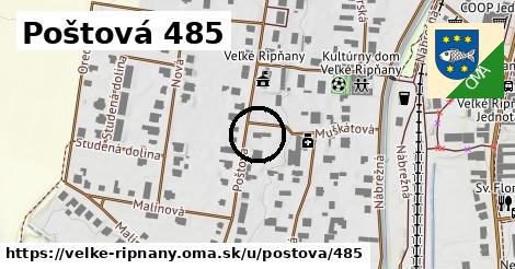 Poštová 485, Veľké Ripňany