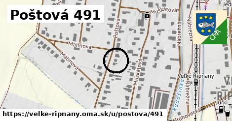 Poštová 491, Veľké Ripňany