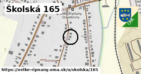 Školská 165, Veľké Ripňany