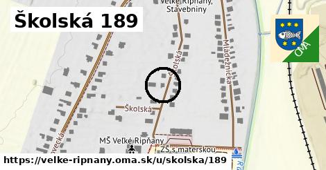 Školská 189, Veľké Ripňany