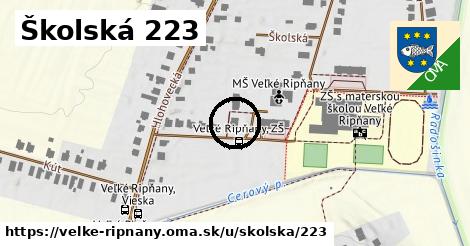 Školská 223, Veľké Ripňany