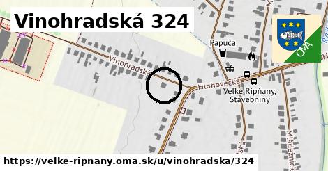 Vinohradská 324, Veľké Ripňany