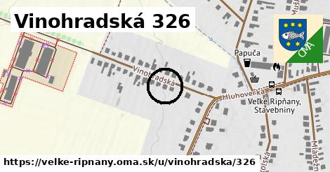 Vinohradská 326, Veľké Ripňany