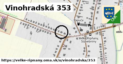 Vinohradská 353, Veľké Ripňany