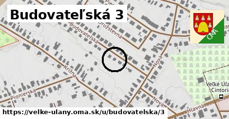 Budovateľská 3, Veľké Úľany